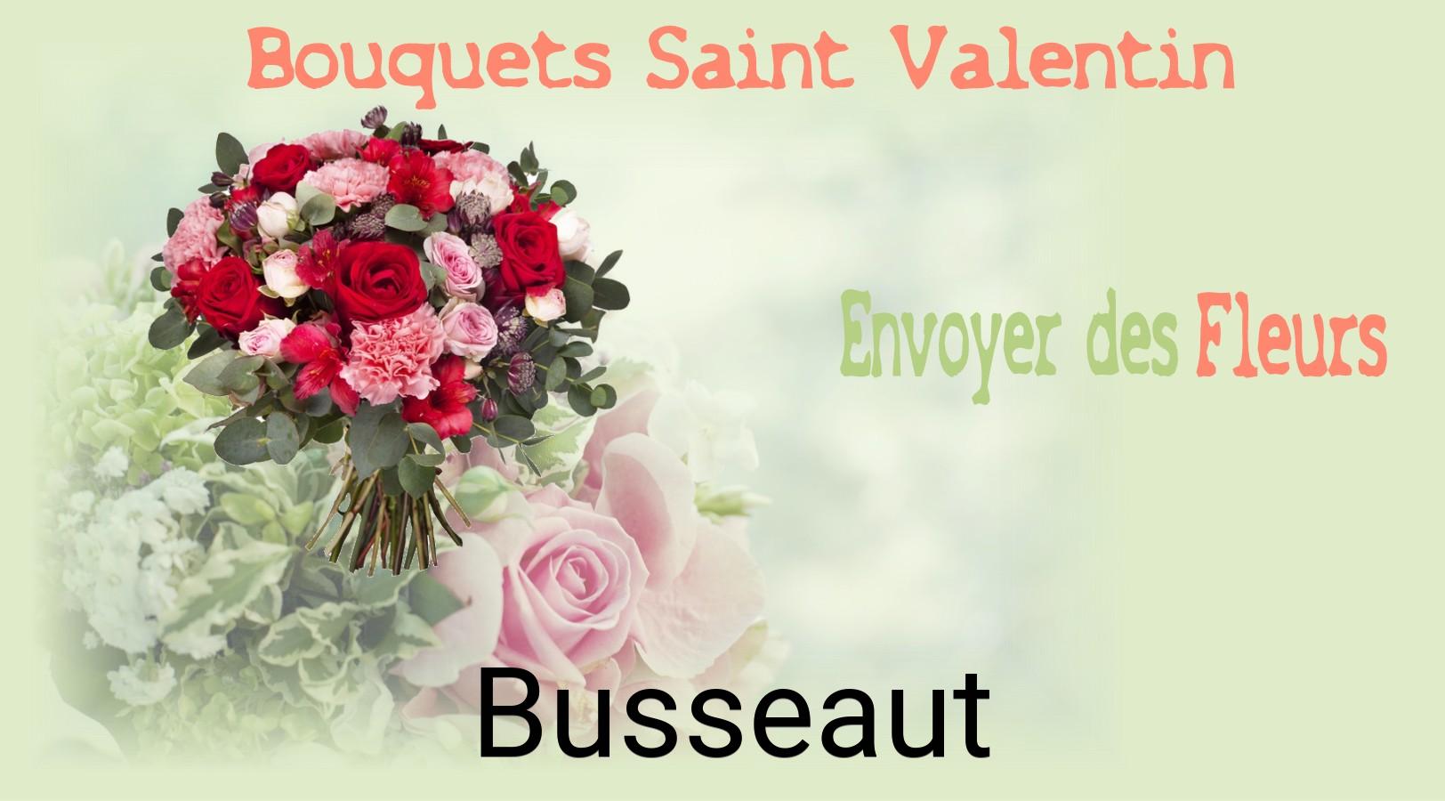 Roses de Saint-Valentin livrées à Busseaut